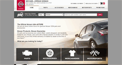 Desktop Screenshot of michaeljordannissanparts.com
